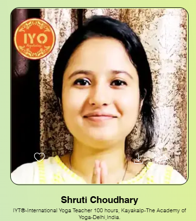 IYO certified student from Kayakalp yoga academy